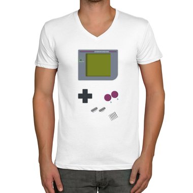 Herren T-Shirt - V-Ausschnitt - Gaming Classic