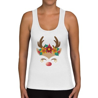 Damen Tank Top - Happy Rentier