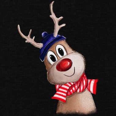 Kinder T-Shirt - Little Rudolph