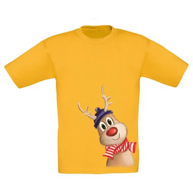 Kinder T-Shirt - Little Rudolph