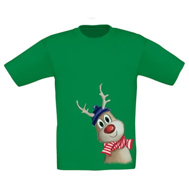 Kinder T-Shirt - Little Rudolph