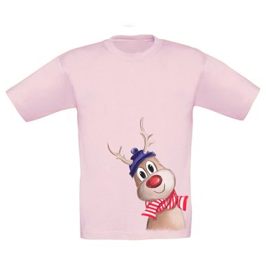 Kinder T-Shirt - Little Rudolph