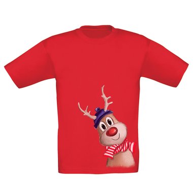 Kinder T-Shirt - Little Rudolph