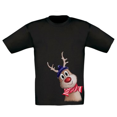 Kinder T-Shirt - Little Rudolph