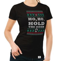 Damen T-Shirt - Ho, Ho, Hold the Door