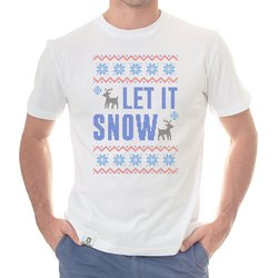 Herren T-Shirt - Let it snow