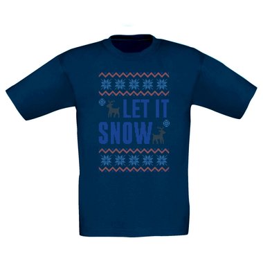 Kinder T-Shirt - Let it snow