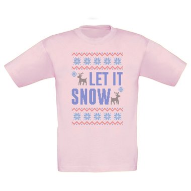 Kinder T-Shirt - Let it snow
