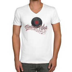 Herren T-Shirt - V-Ausschnitt - Vintage Vibes
