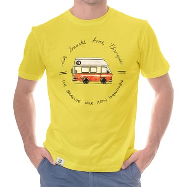 Herren T-Shirt - Ich brauche nur mein Wohnmobil