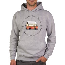 Herren Hoodie - Ich brauche nur mein Wohnmobil