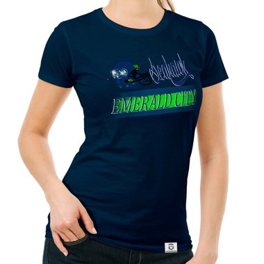Damen T-Shirt - Seahawk - Emerald City