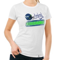 Damen T-Shirt - Seahawk - Emerald City