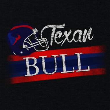 Damen T-Shirt - Texan - Bull weiss-rot XXL