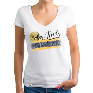 Damen T-Shirt V-Ausschnitt - Aints - New Orleans