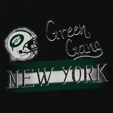 Herren Hoodie - Green Gang - NY