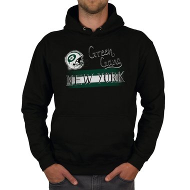 Herren Hoodie - Green Gang - NY