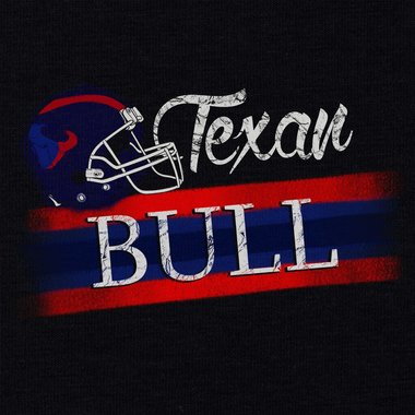 Herren Hoodie - Texan - Bull schwarz-rot 5XL