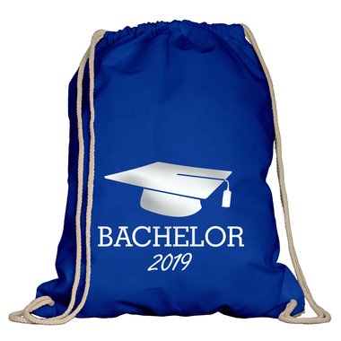 Turnbeutel - Bachelor 2019 natur-rotglitzer