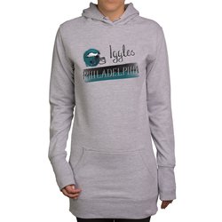 Damen Long Hoodie - Iggles - Philadelphia