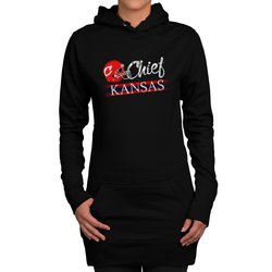 Damen Long Hoodie - Chief - Kansas