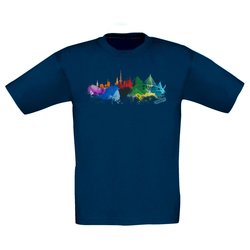 Kinder T-Shirt - Hamburg Aquarell