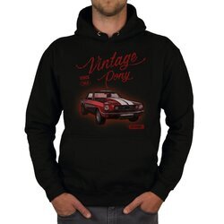 Herren Hoodie - Vintage Pony