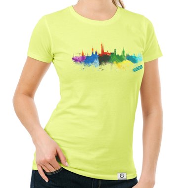 Damen T-Shirt - Rostock Aquarell