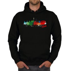 Herren Hoodie - Mnchen Aquarell