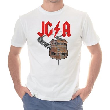 Herren JGA T-Shirt - Highway to Marriage