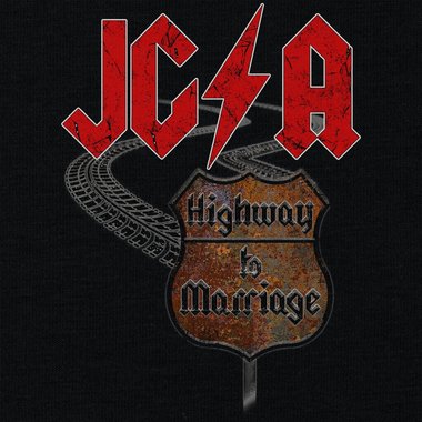 Herren JGA T-Shirt - Highway to Marriage