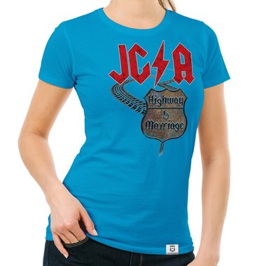 JGA Damen T-Shirt - Highway to Marriage