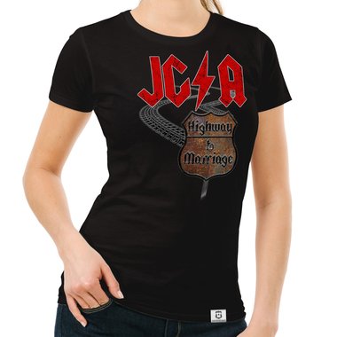 JGA Damen T-Shirt - Highway to Marriage