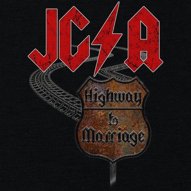 Damen JGA T-Shirt V-Ausschnitt - Highway to Marriage