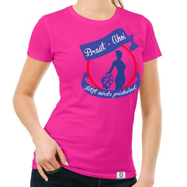 JGA Damen T-Shirt - Braut Ahoi