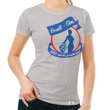 JGA Damen T-Shirt - Braut Ahoi