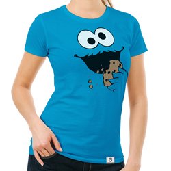 Damen T-Shirt - Keks Monster