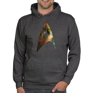 Herren Hoodie - Sternenflotte dunkelgrau-space XXXL