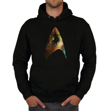 Herren Hoodie - Sternenflotte dunkelgrau-space XXXL