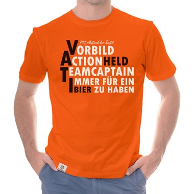 Herren T-Shirt - VATI dunkelblau-blau S