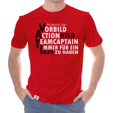 Herren T-Shirt - VATI dunkelblau-blau S