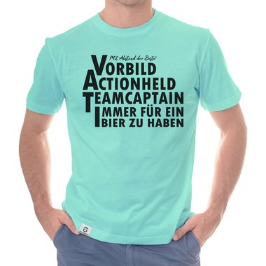 Herren T-Shirt - VATI dunkelblau-blau S