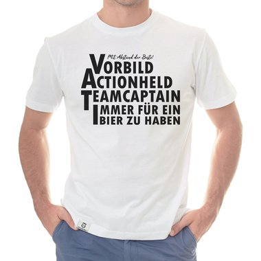Herren T-Shirt - VATI dunkelblau-blau S