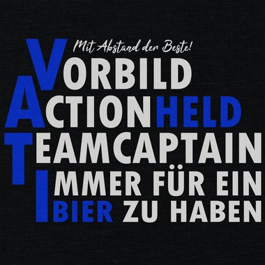 Herren T-Shirt - VATI dunkelblau-blau S
