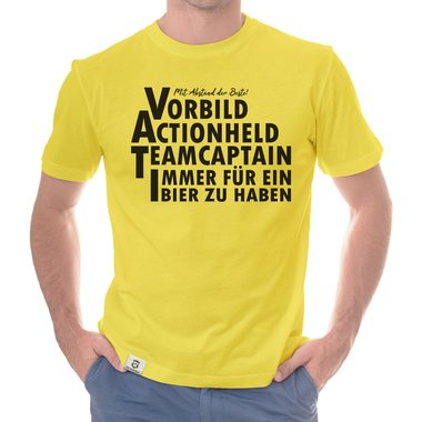 Herren T-Shirt - VATI dunkelblau-blau S