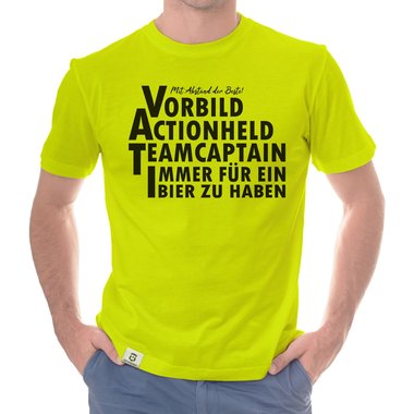 Herren T-Shirt - VATI dunkelblau-blau S