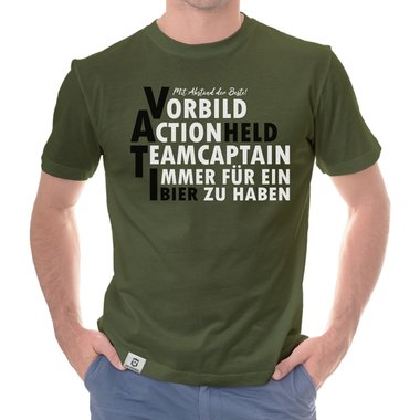 Herren T-Shirt - VATI dunkelblau-blau S