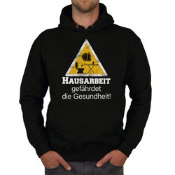 Herren Hoodie - Hausarbeit gefhrdet die Gesundheit!