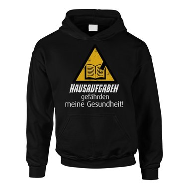 Kinder Hoodie - Hausaufgaben gefhrden meine Gesundheit!