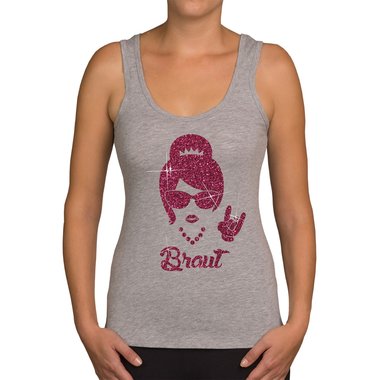 Damen JGA Tank Top - Braut Rock N`Roll